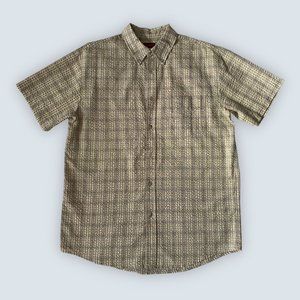 Hunt Club Short Sleeve Button Up Top